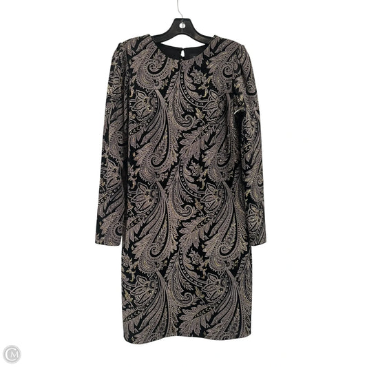 Dress Casual Midi By Msk In Black, Size: 8