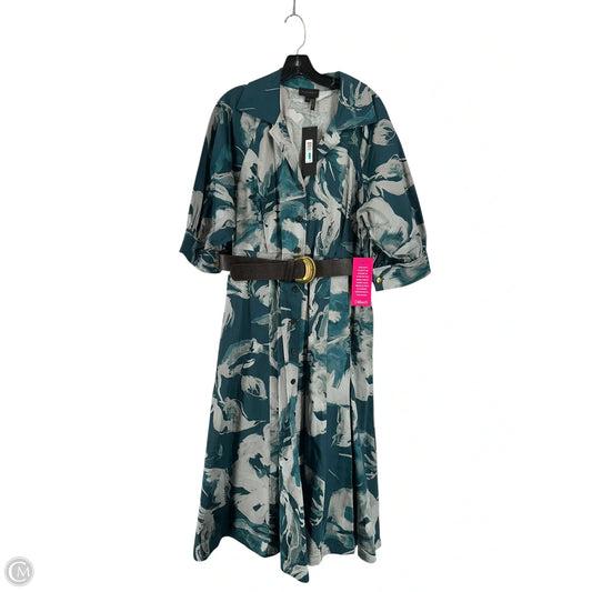 Dress Party Midi By Donna Karan In Green, Size: 16