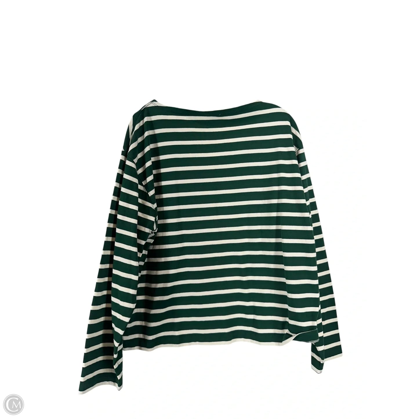 Top Long Sleeve By J. Crew In Green, Size: Xl