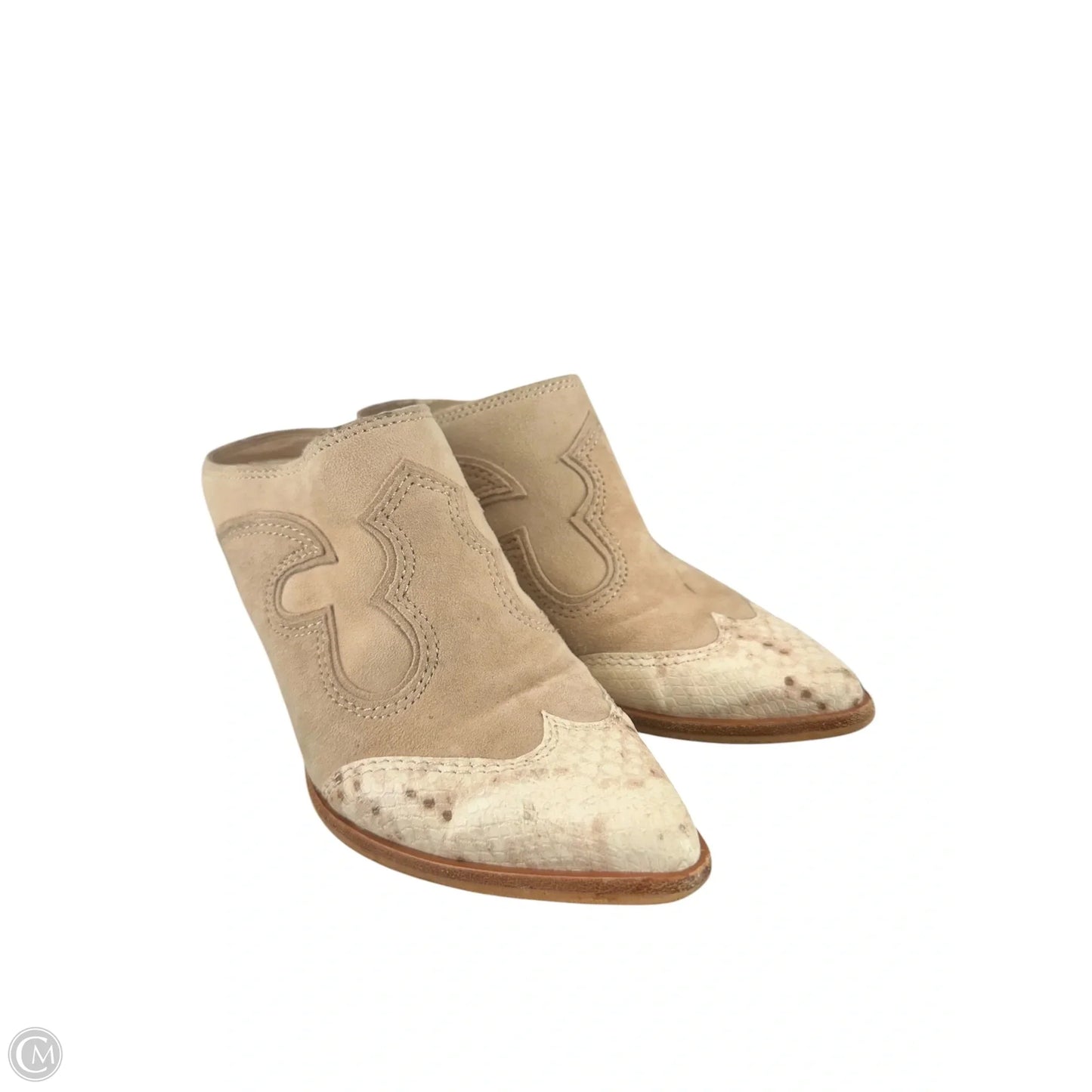 Shoes Heels Block By Dolce Vita In Beige, Size: 6