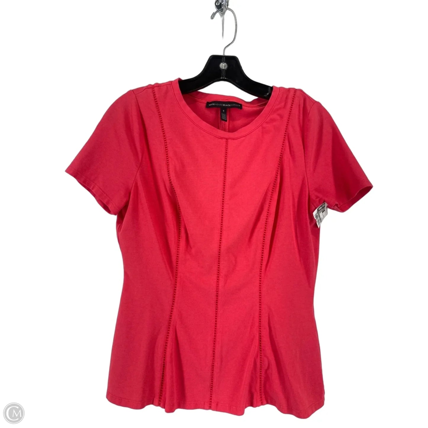 Top Short Sleeve By White House Black Market In Pink, Size: S