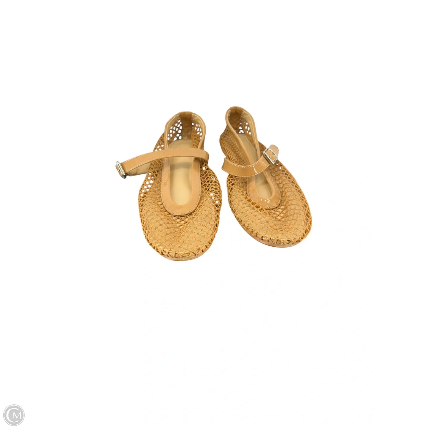 Shoes Flats By Clothes Mentor In Tan, Size: 11
