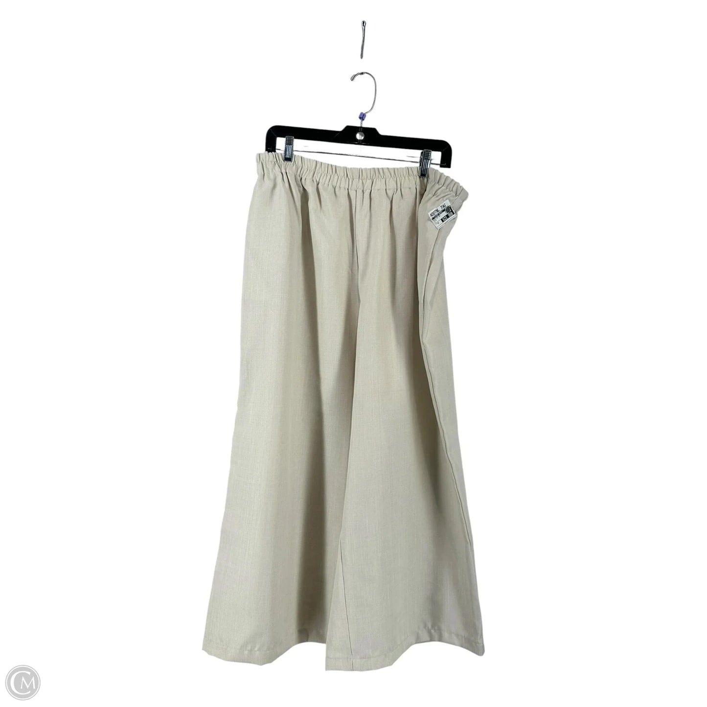 Pants Set 2pc By Clothes Mentor In Beige, Size: 2x