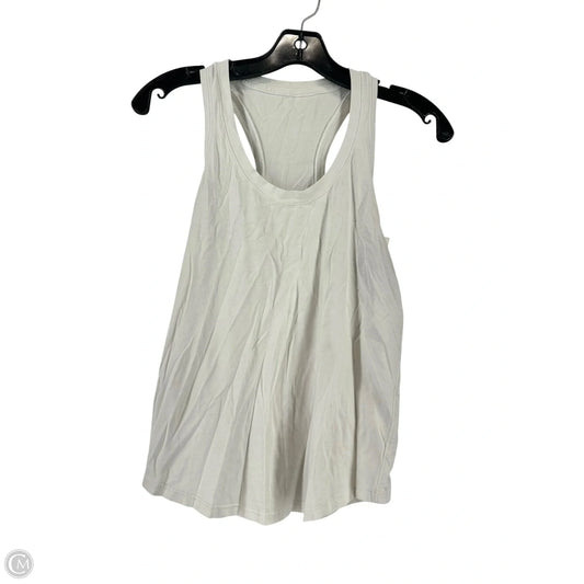 Top Sleeveless By Lululemon In White, Size: Sp