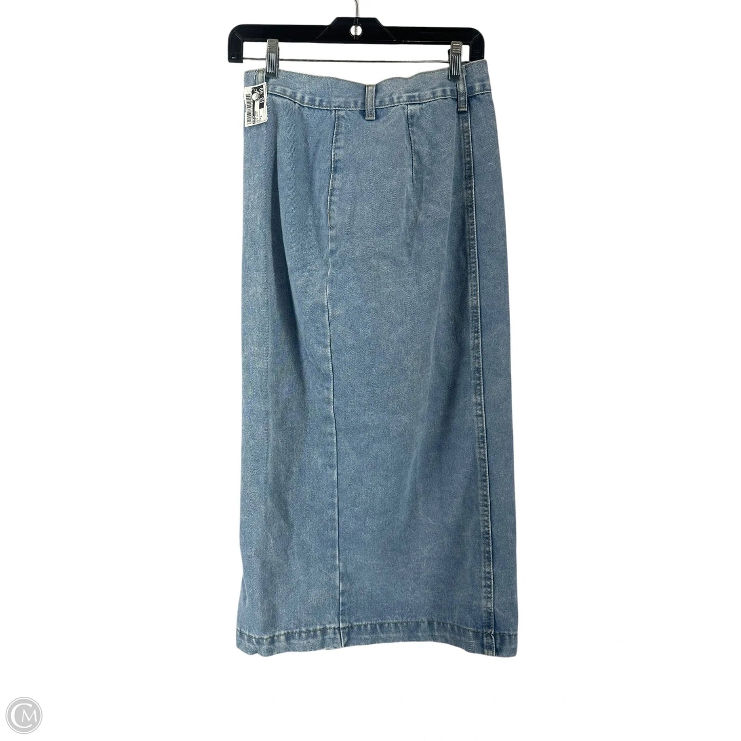 Skirt Midi By Shein In Blue Denim, Size: S