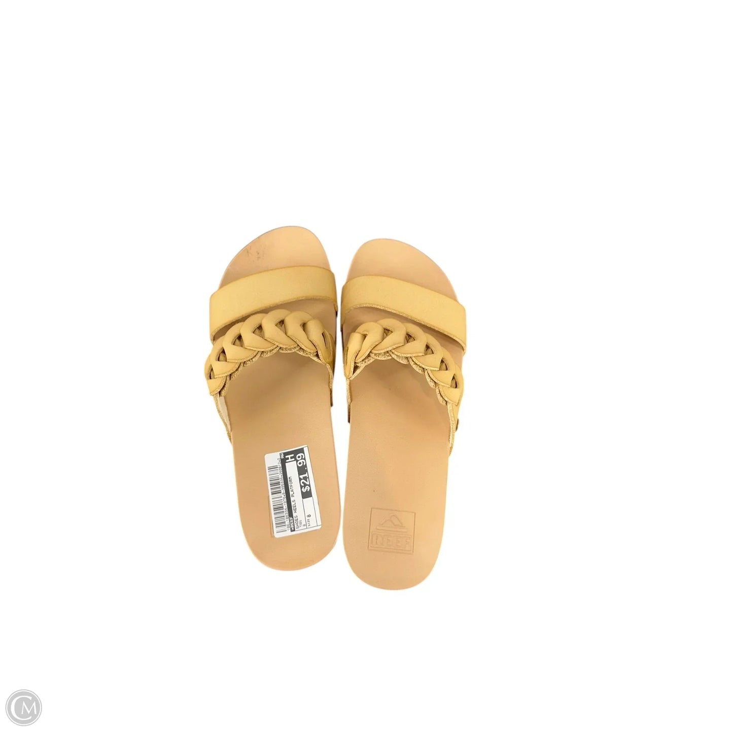 Shoes Heels Platform By Reef In Tan, Size: 8