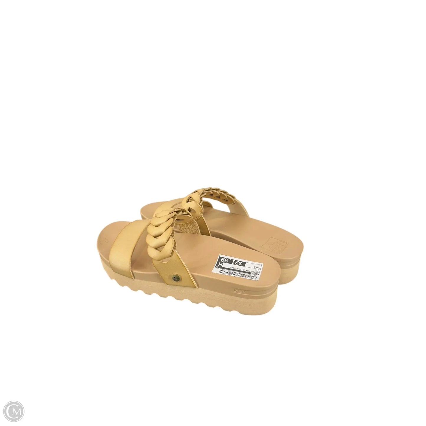 Shoes Heels Platform By Reef In Tan, Size: 8
