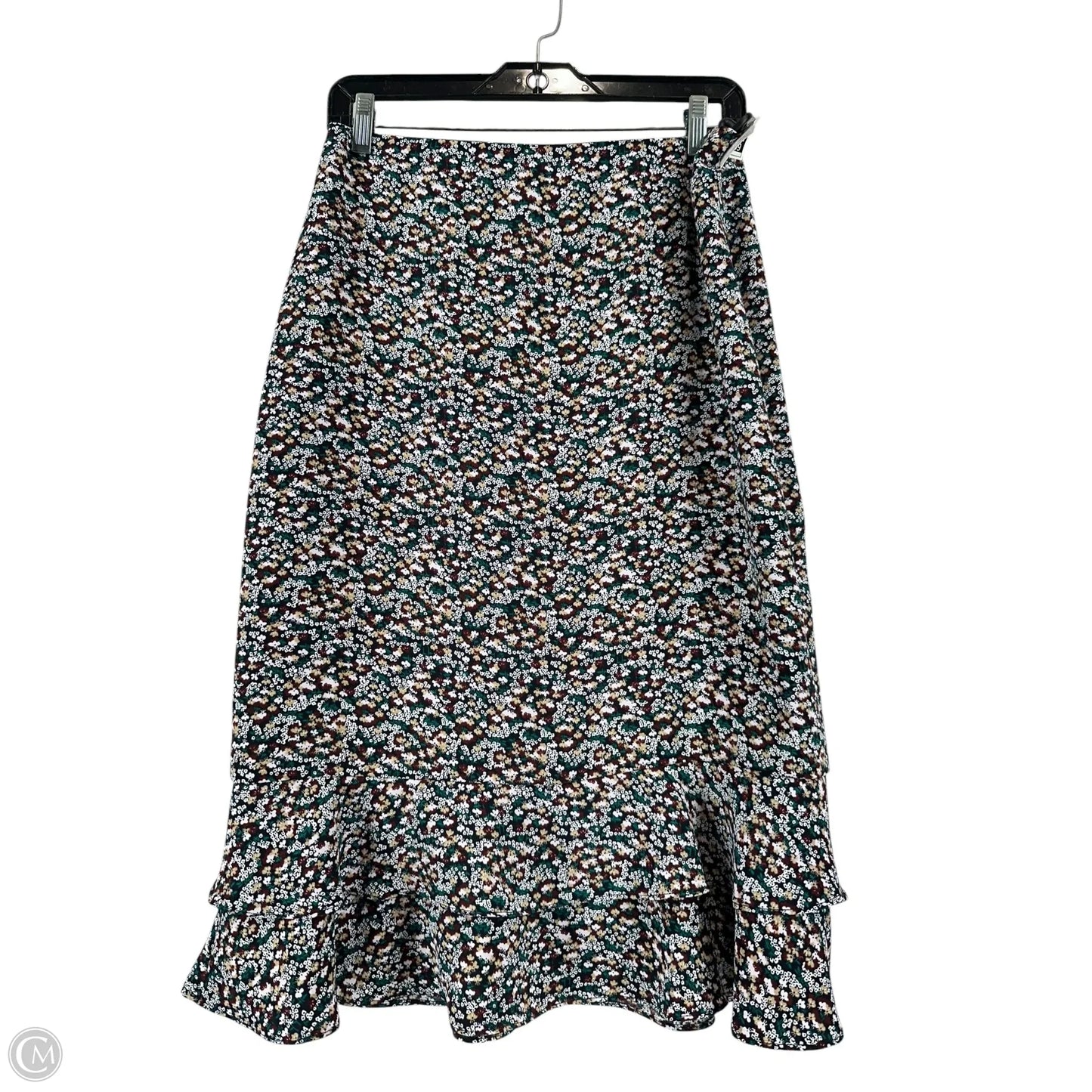 Skirt Midi By Ann Taylor In Floral Print, Size: 6