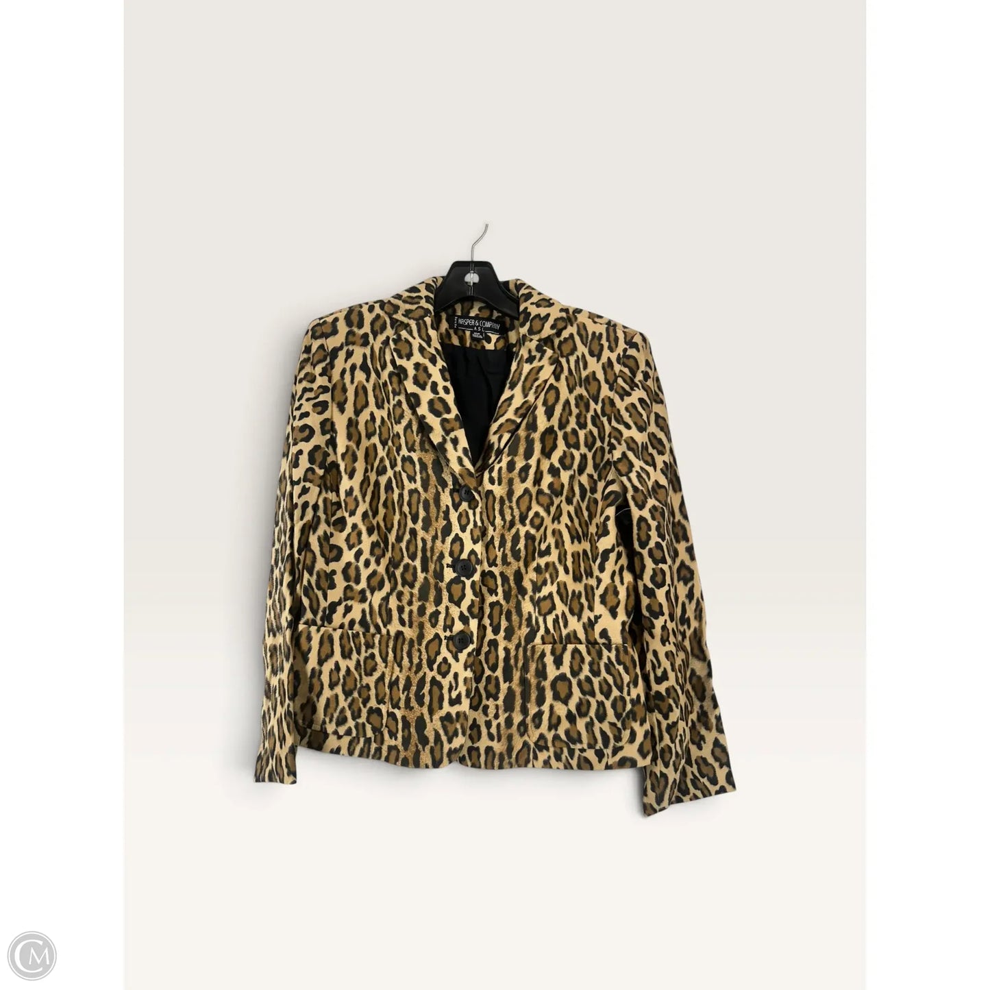 Blazer By Kasper In Leopard Print, Size: 10p