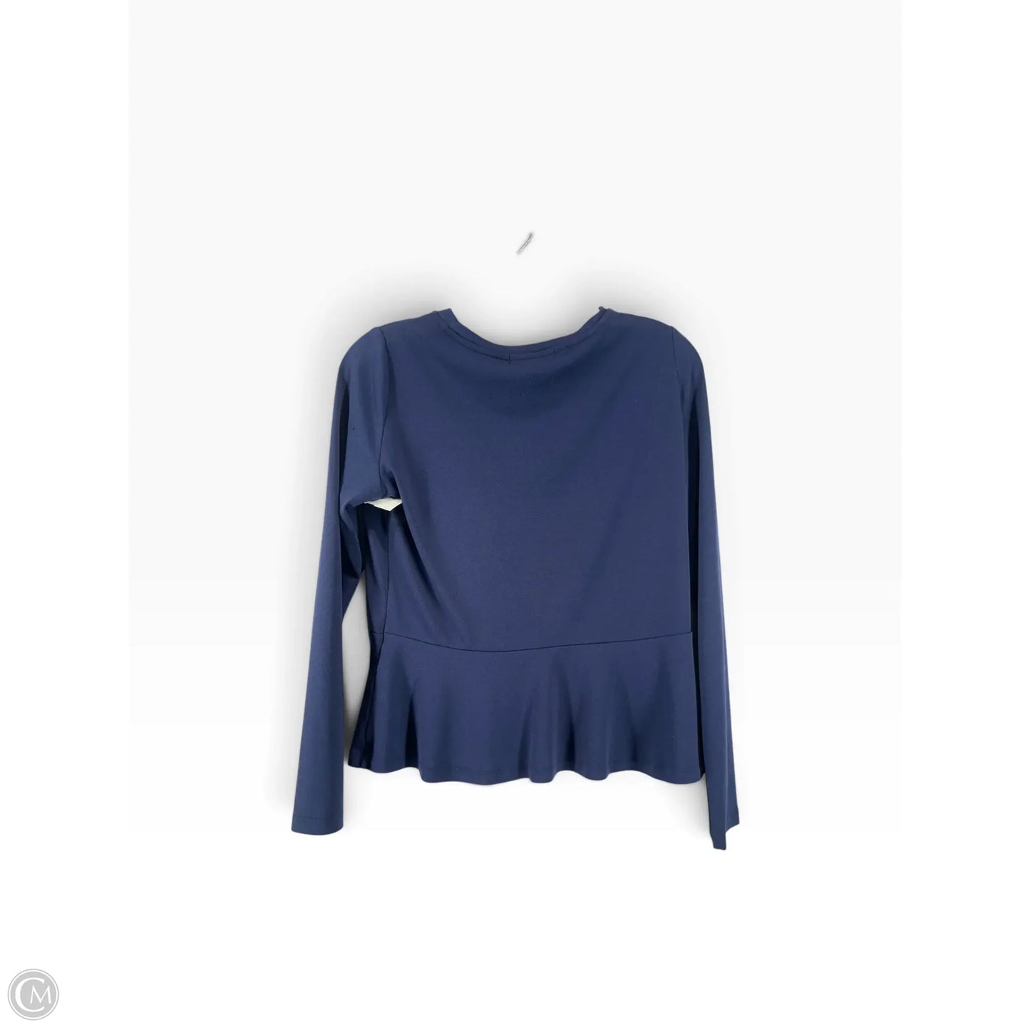 Top Long Sleeve By Banana Republic In Navy, Size: S
