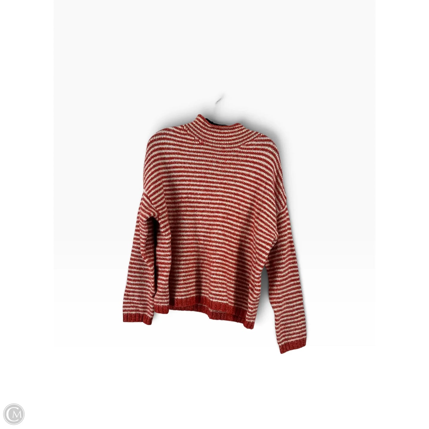 Sweater By Anthropologie In Coral, Size: M