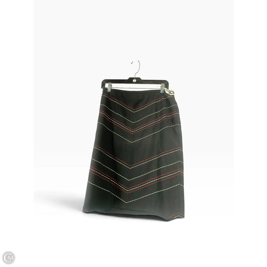 Skirt Midi By Ann Taylor In Black, Size: 8