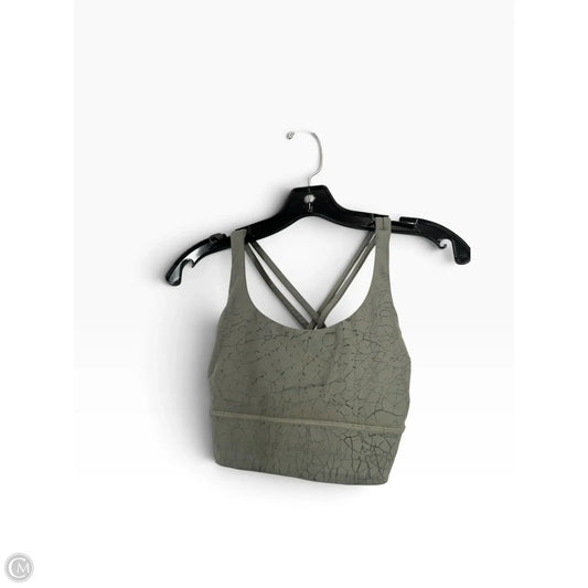 Athletic Bra By Lululemon In Green, Size: 6