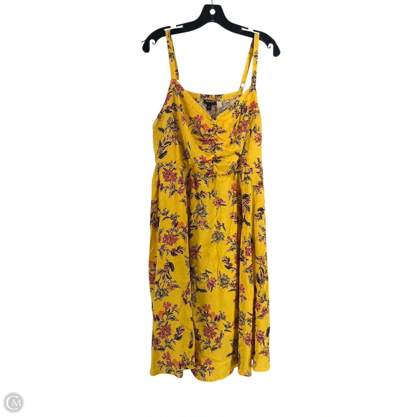 Top Sleeveless By Torrid In Floral Print, Size: 1x