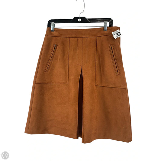 Skirt Midi By Loft In Brown, Size: 6