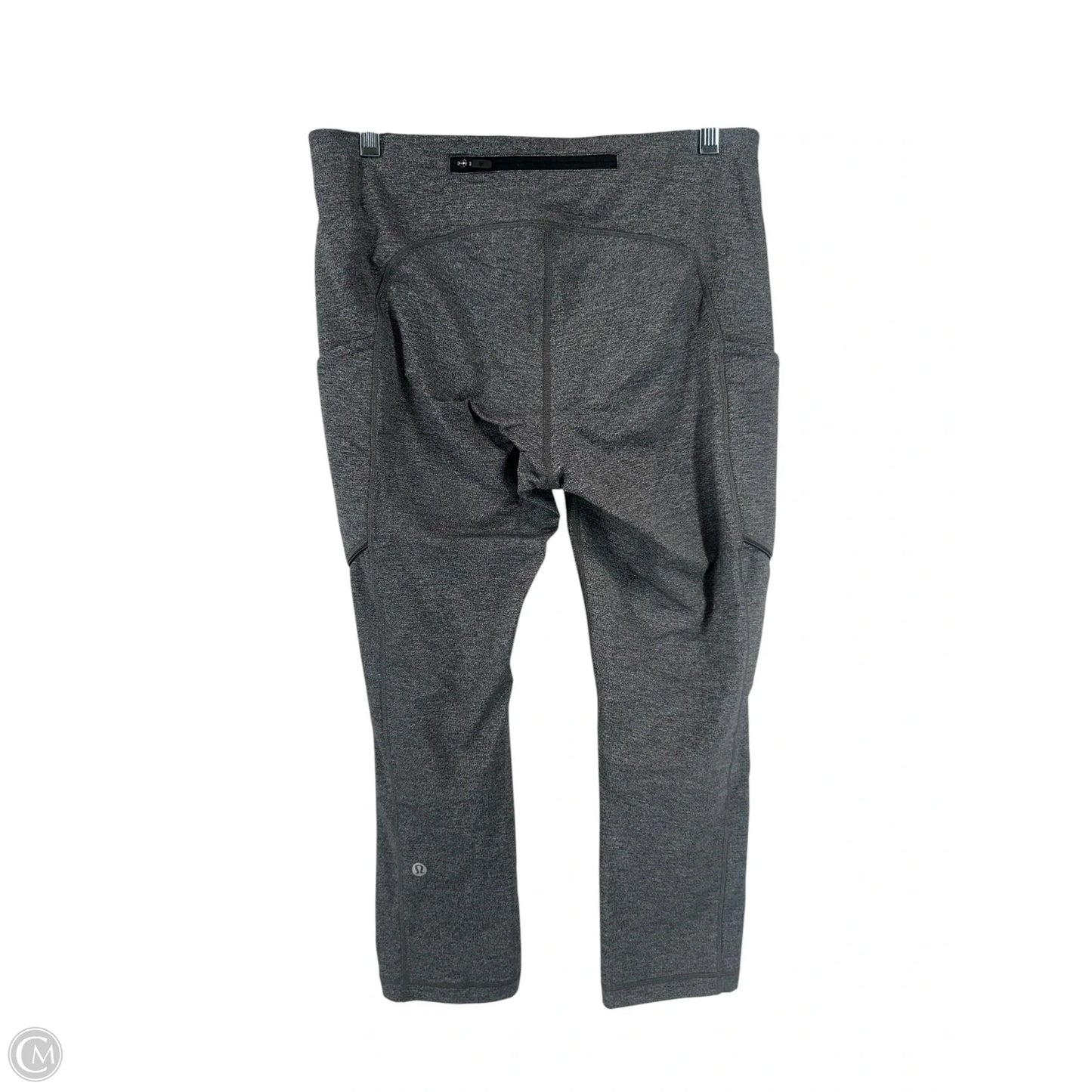 Athletic Leggings By Lululemon In Grey, Size: 8