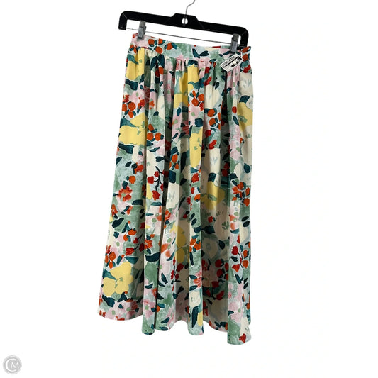Skirt Midi By Dazy In Floral Print, Size: M