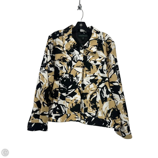 Blazer By Harve Bernard In Floral Print, Size: Xl
