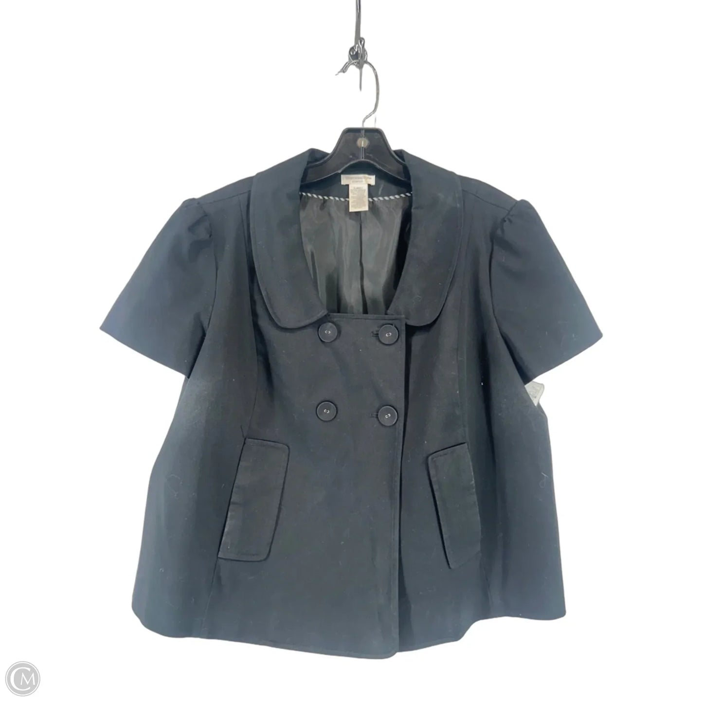 Top Short Sleeve By Worthington In Black, Size: Xl