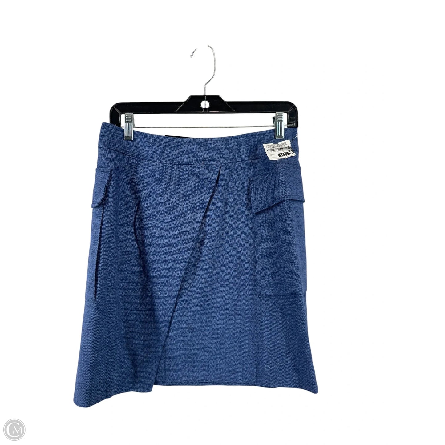 Skirt Mini & Short By Banana Republic In Blue, Size: 4