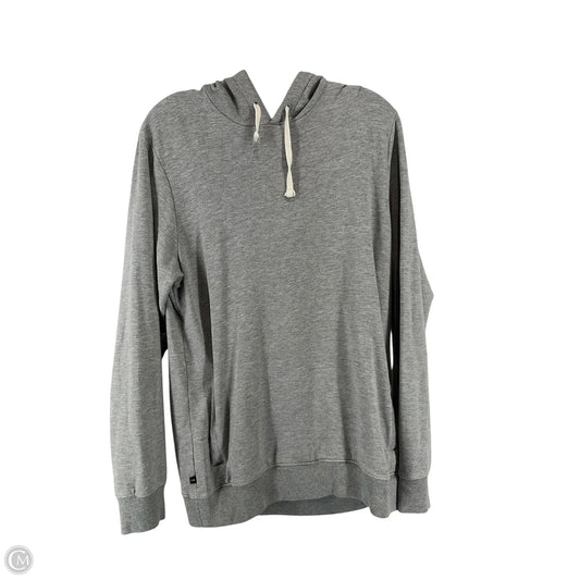 Sweatshirt Hoodie By Clothes Mentor In Grey, Size: M