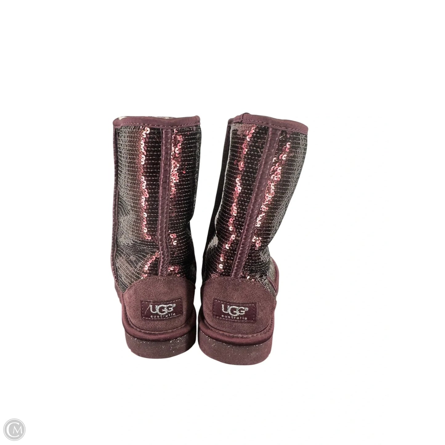Boots Designer By Ugg In Maroon, Size: 7
