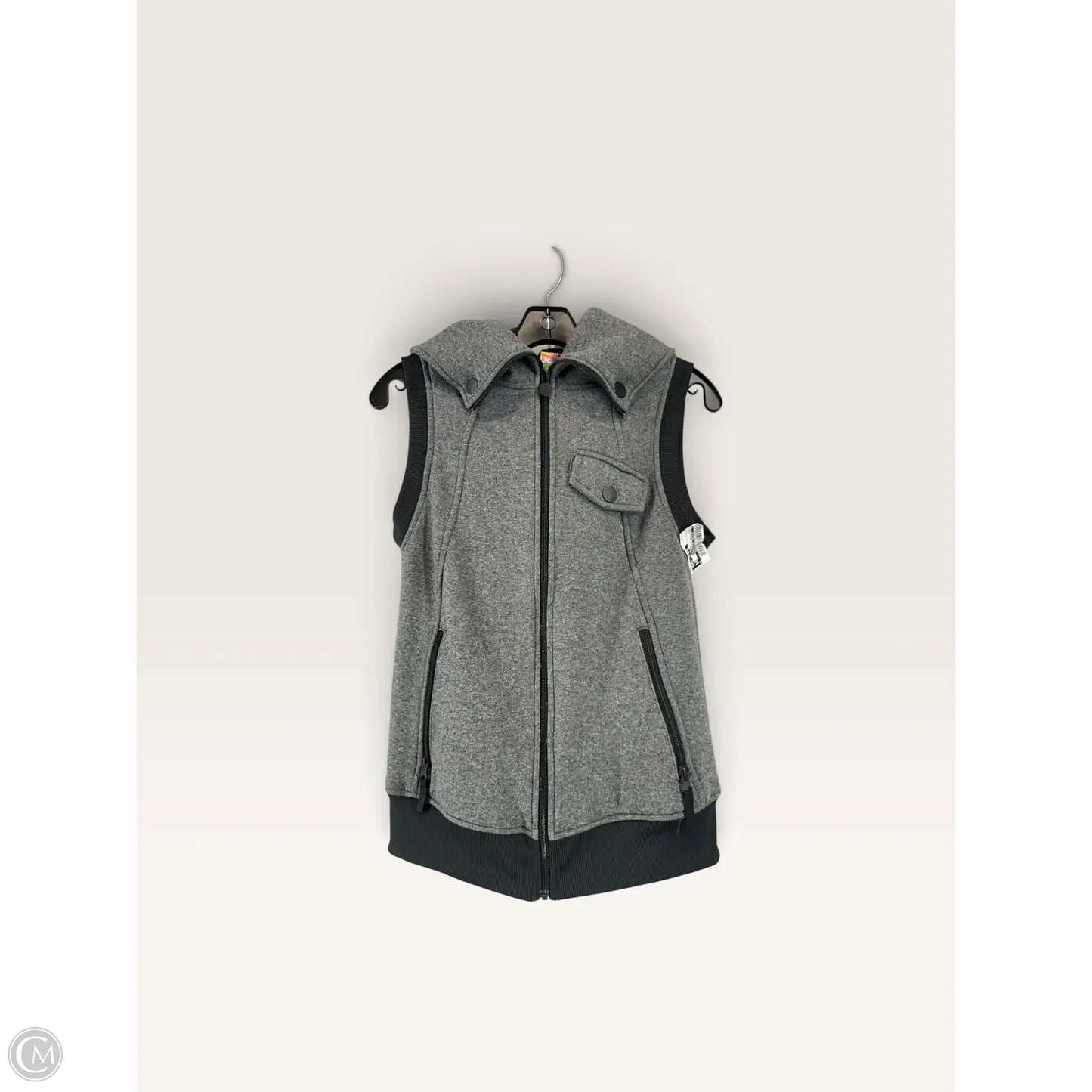 Vest Other By Clothes Mentor In Grey, Size: S