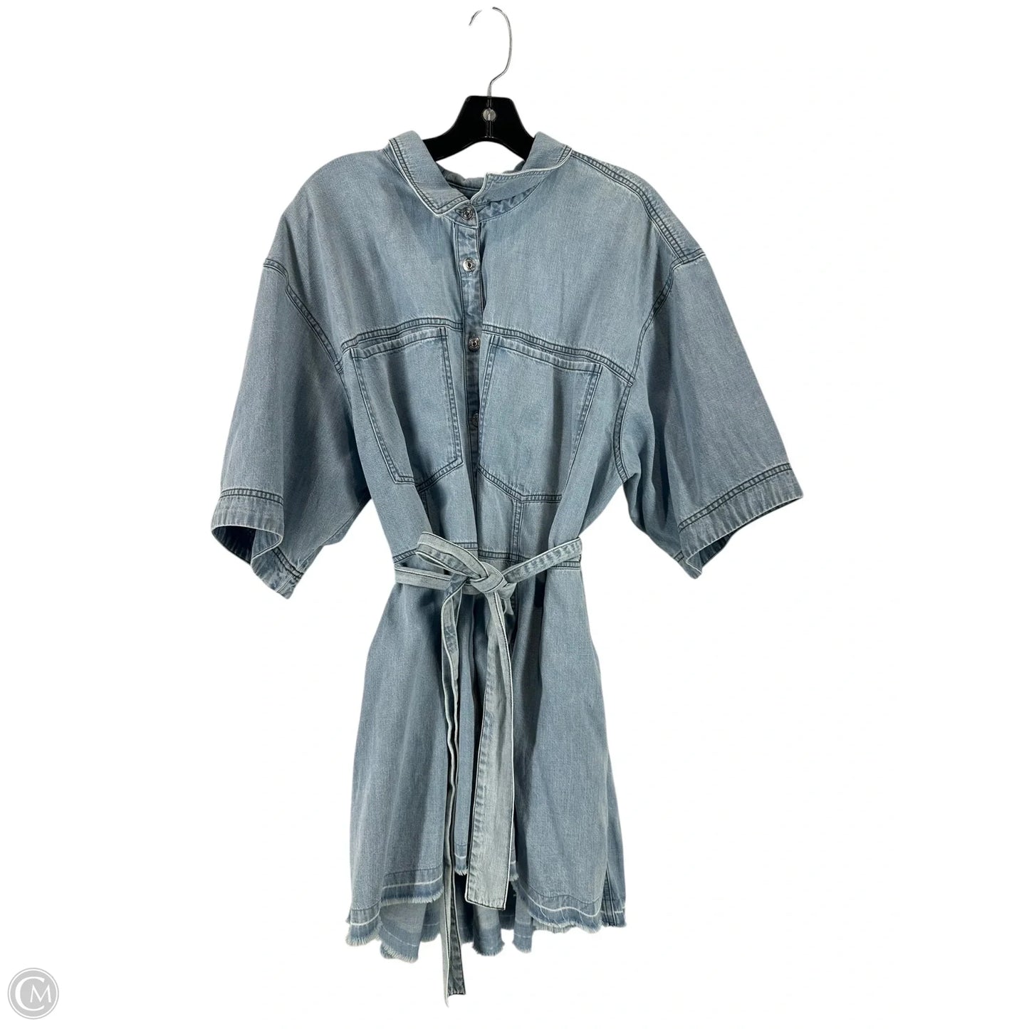 Dress Casual Midi By We The Free In Blue Denim, Size: L