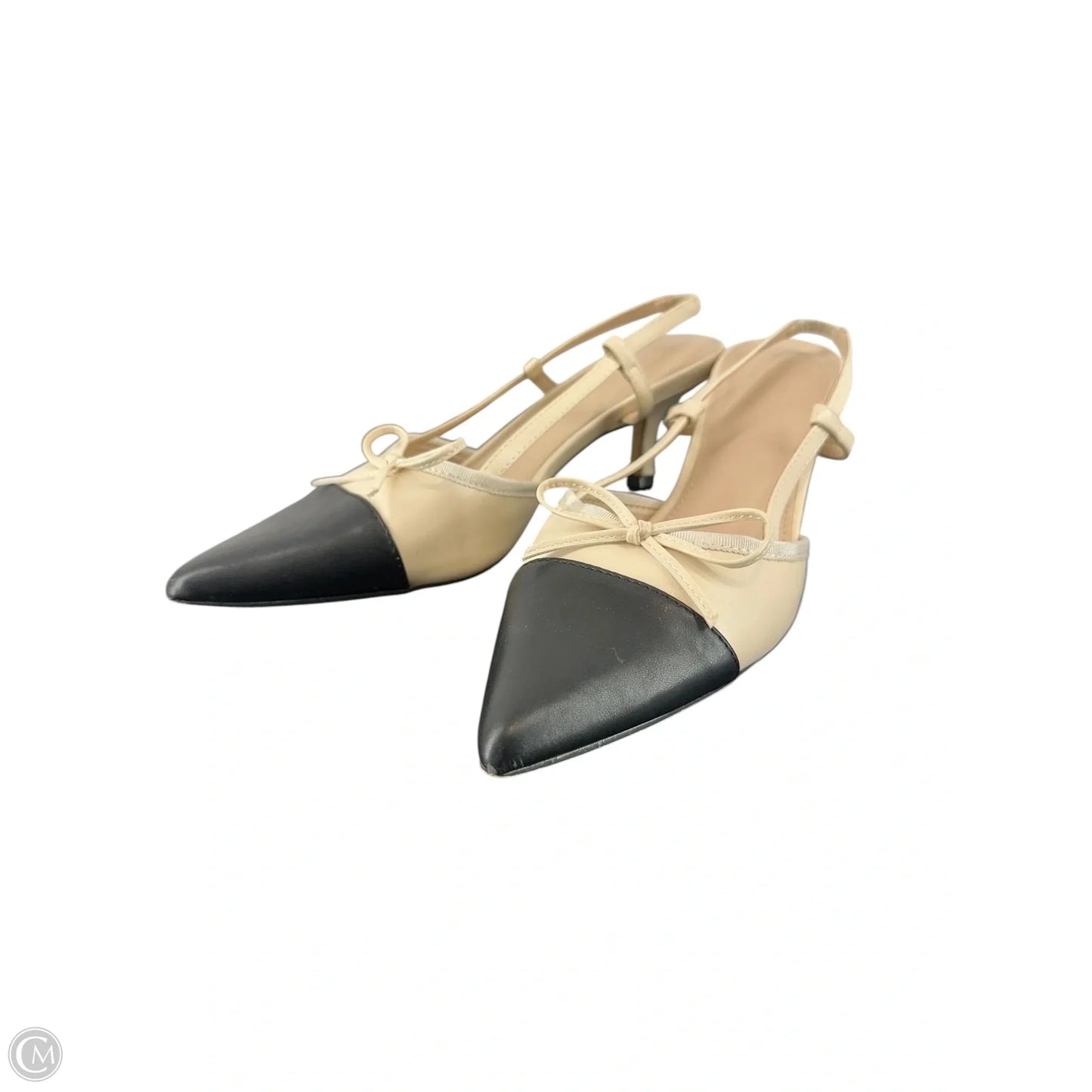 Shoes Heels Kitten By Clothes Mentor In Beige, Size: 8