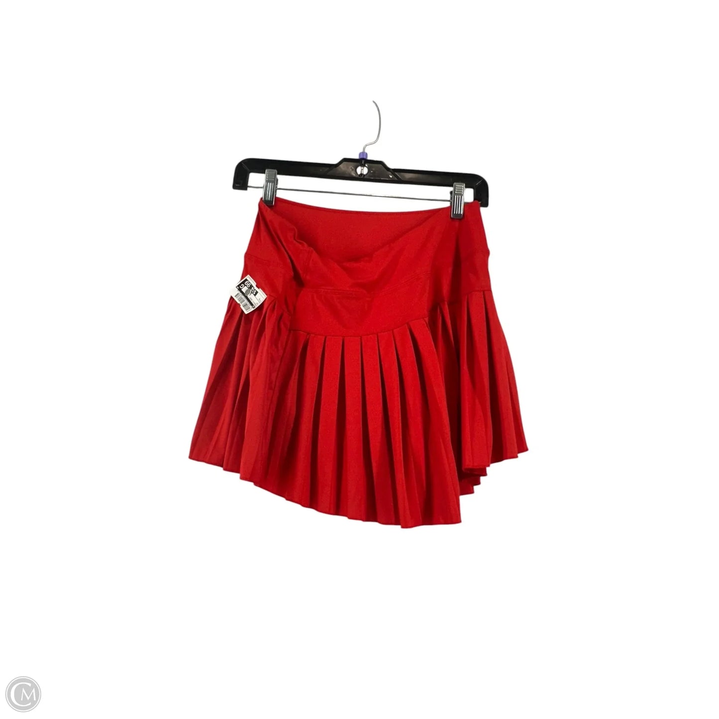 Athletic Skirt By Gb In Red, Size: M