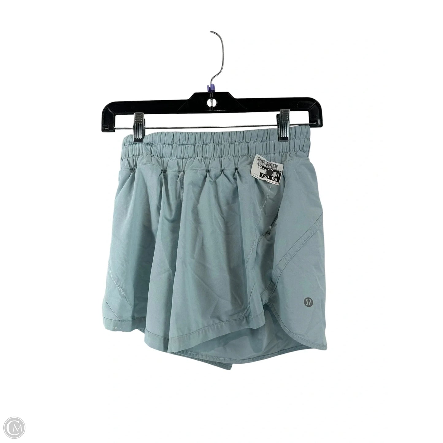 Athletic Shorts By Lululemon In Blue, Size: 6