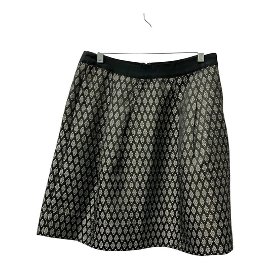 Skirt Mini & Short By Loft In Black & Cream, Size:10