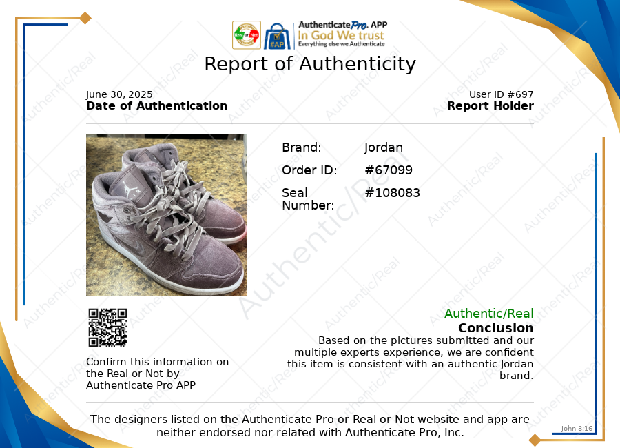 Shoes Luxury Designer By Jordan In Purple, Size: 8.5