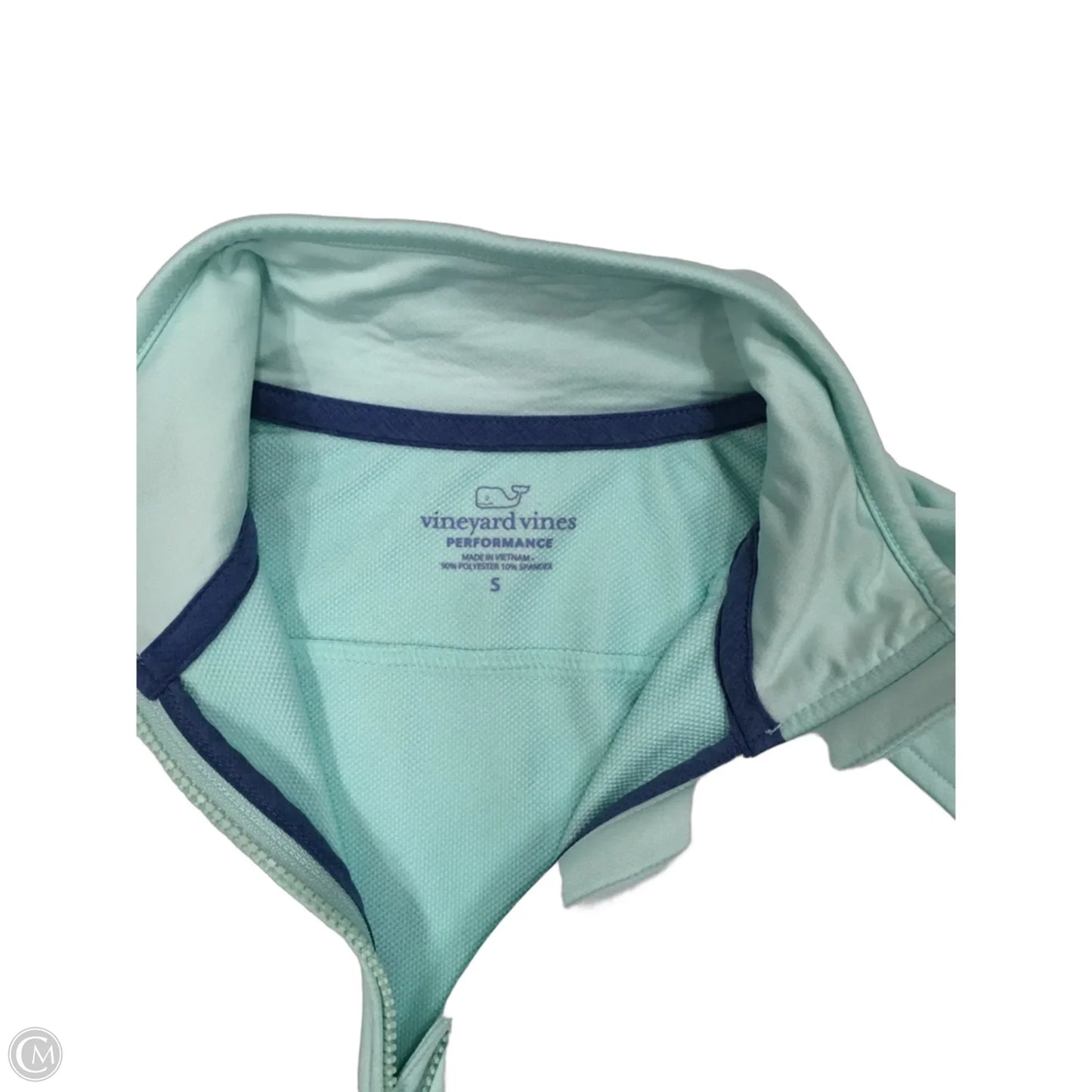 Athletic Top Long Sleeve Collar By Vineyard Vines In Blue, Size: S