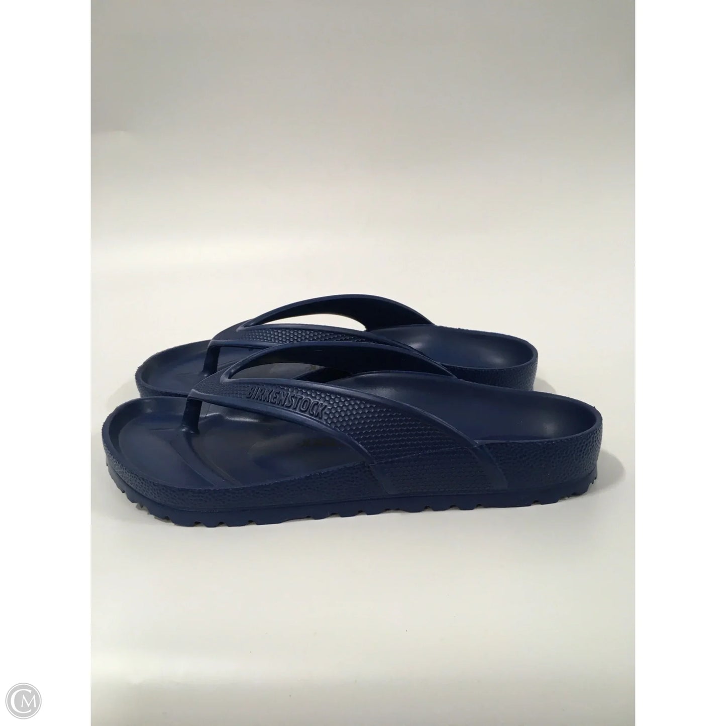 Sandals Flip Flops By Birkenstock In Navy, Size: 6.5