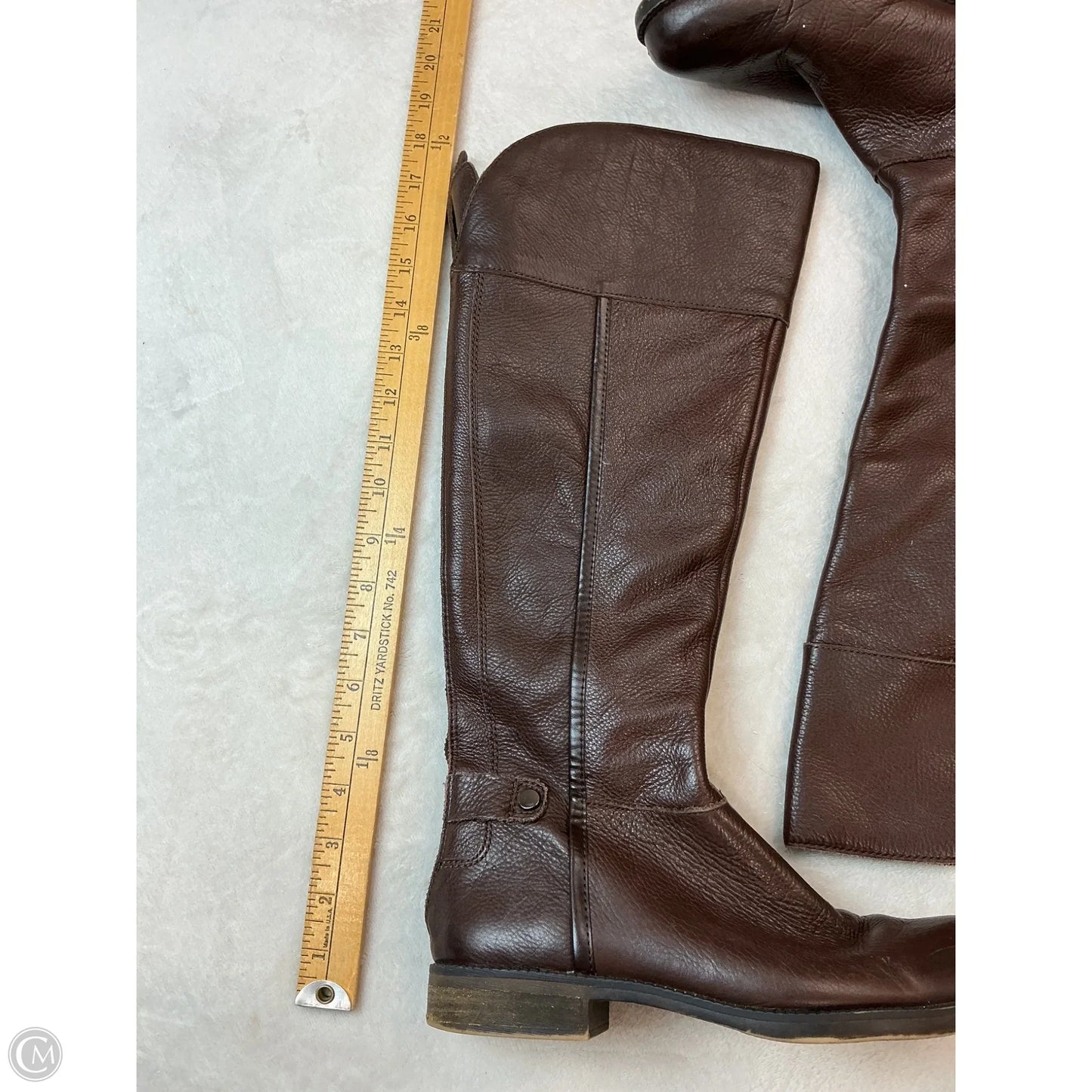 Boots Mid-calf Heels By Franco Sarto In Brown, Size: 8.5