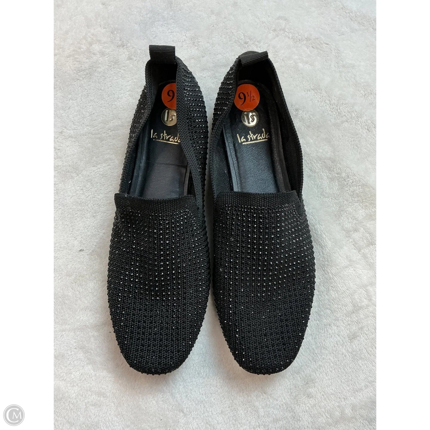 Shoes Flats By Clothes Mentor In Black, Size: 9.5
