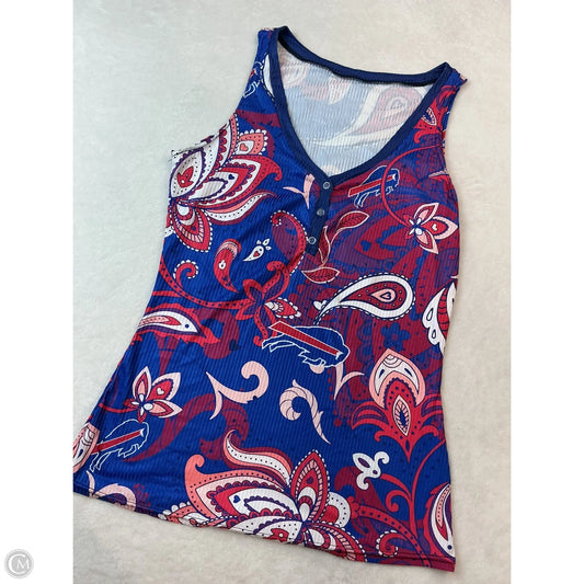 Tank Top By Clothes Mentor In Blue & Red, Size: S