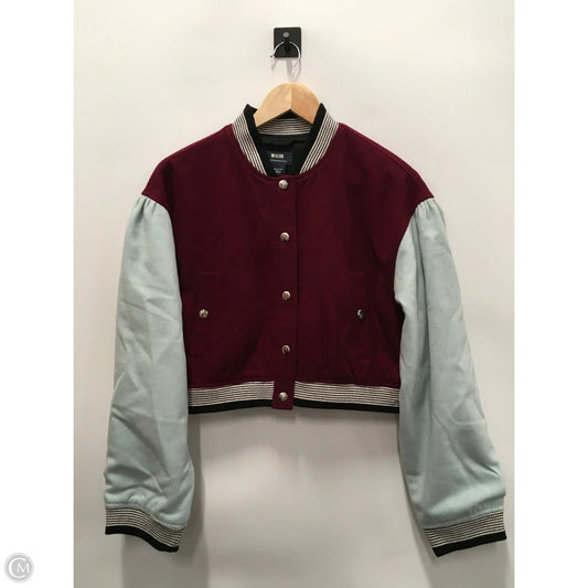 Coat Wool By Maeve In Multi-colored, Size: M