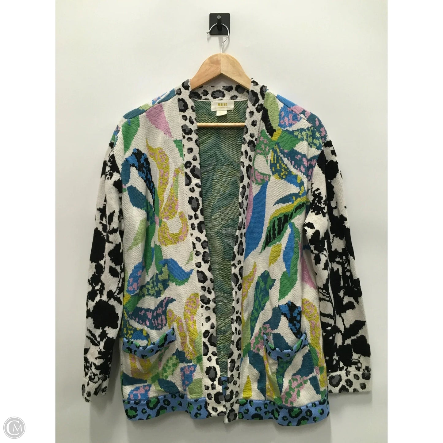 Sweater Cardigan By Maeve In Multi-colored, Size: S