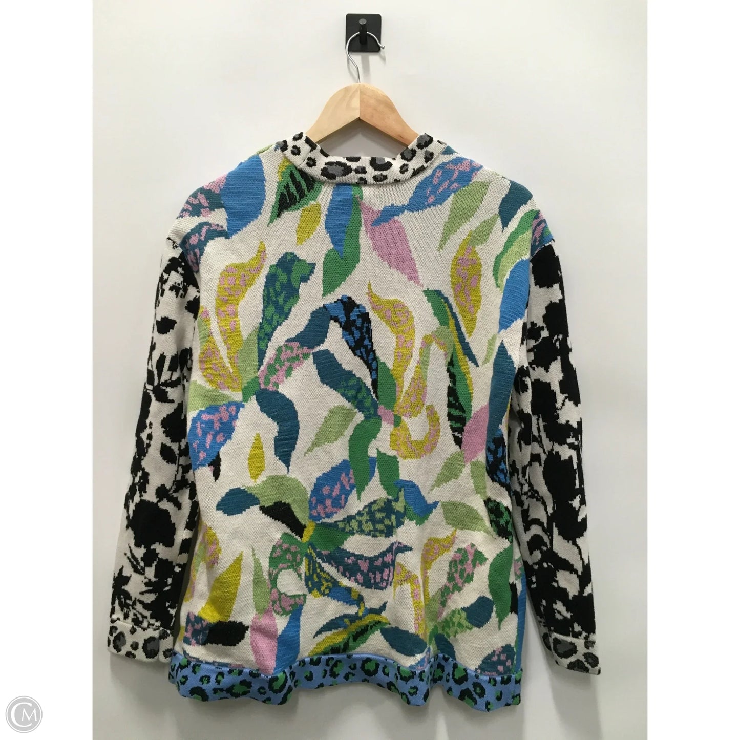 Sweater Cardigan By Maeve In Multi-colored, Size: S