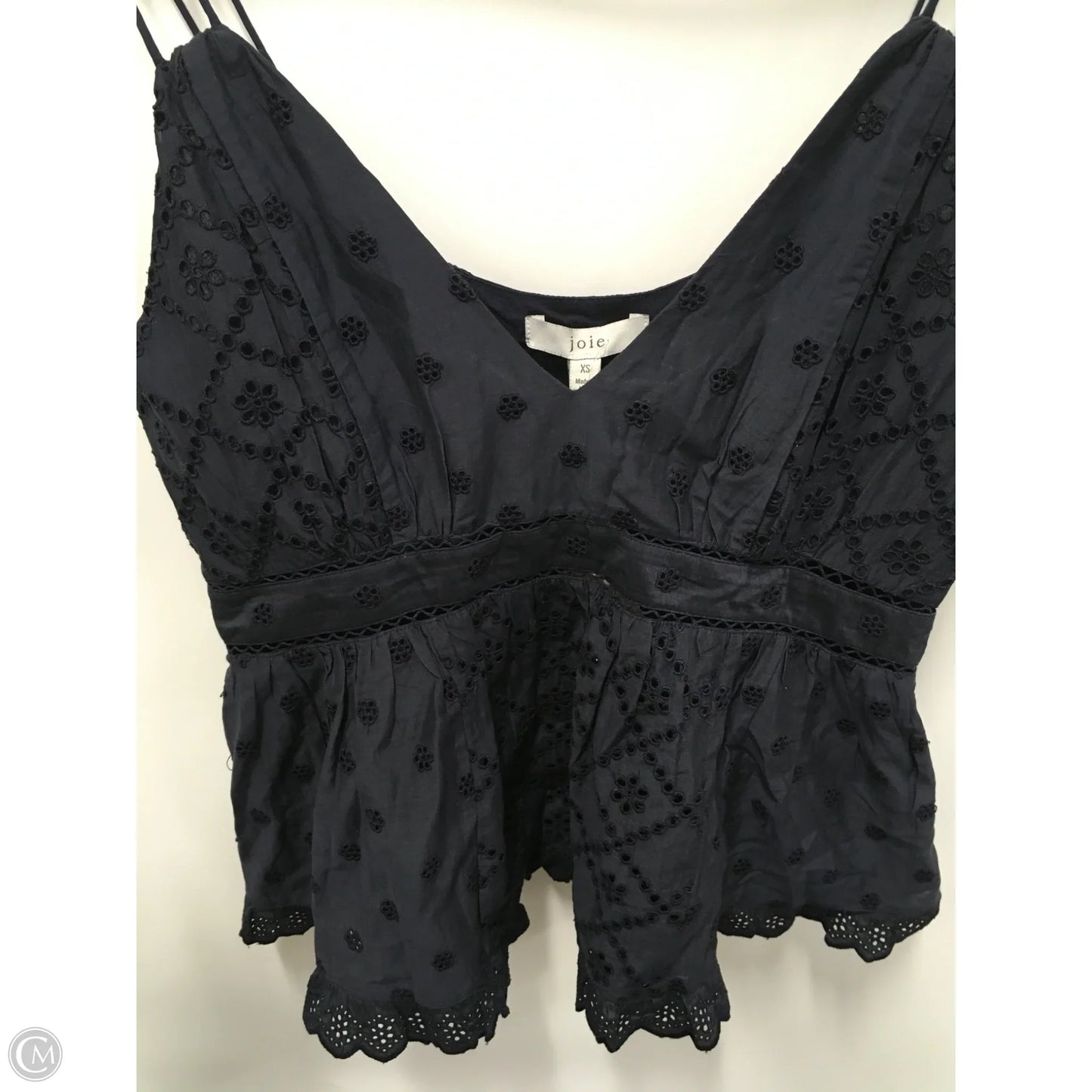 Top Sleeveless By Joie In Navy, Size: Xs
