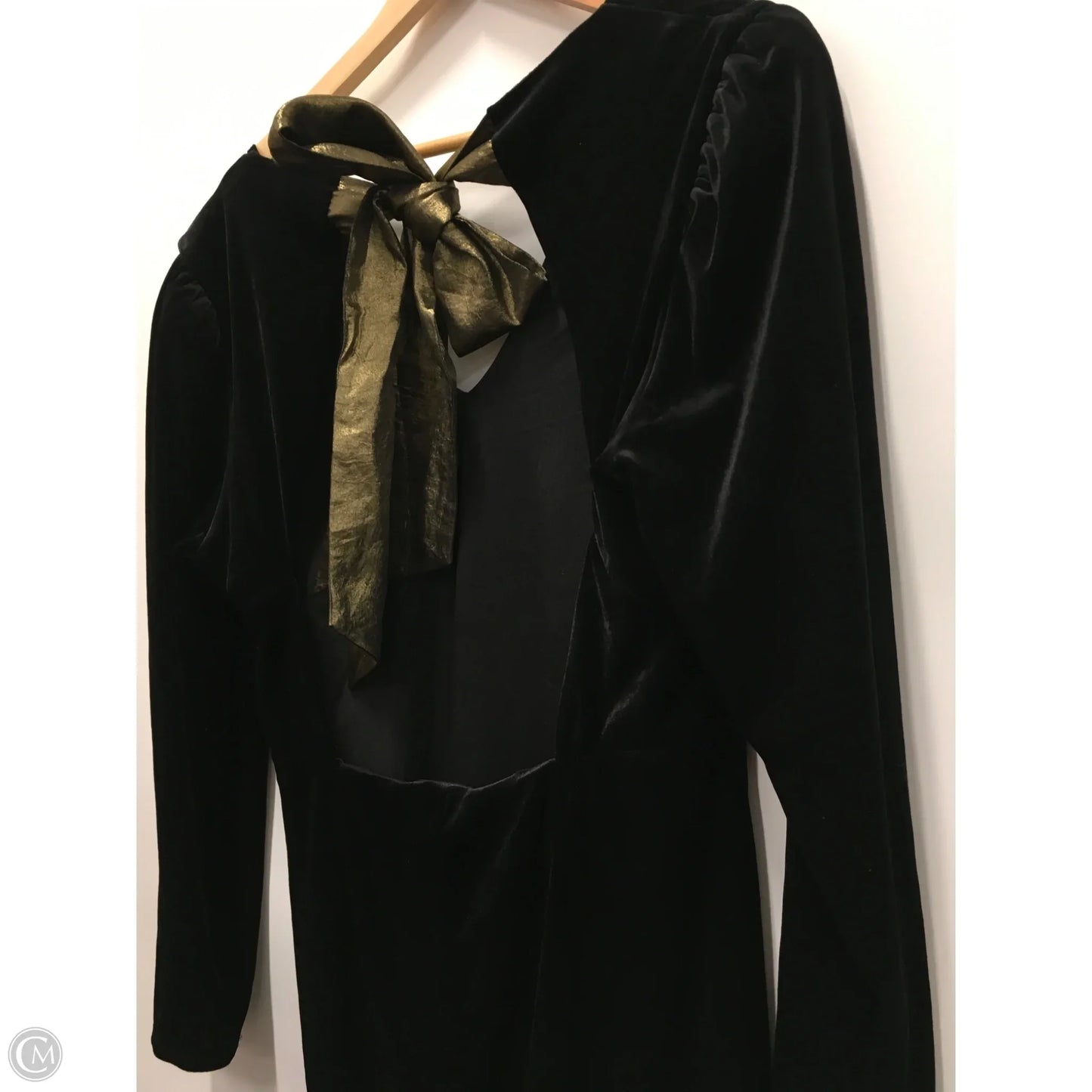 Dress Party Short By Express In Black & Gold, Size: L