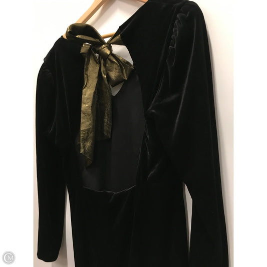 Dress Party Short By Express In Black & Gold, Size: L