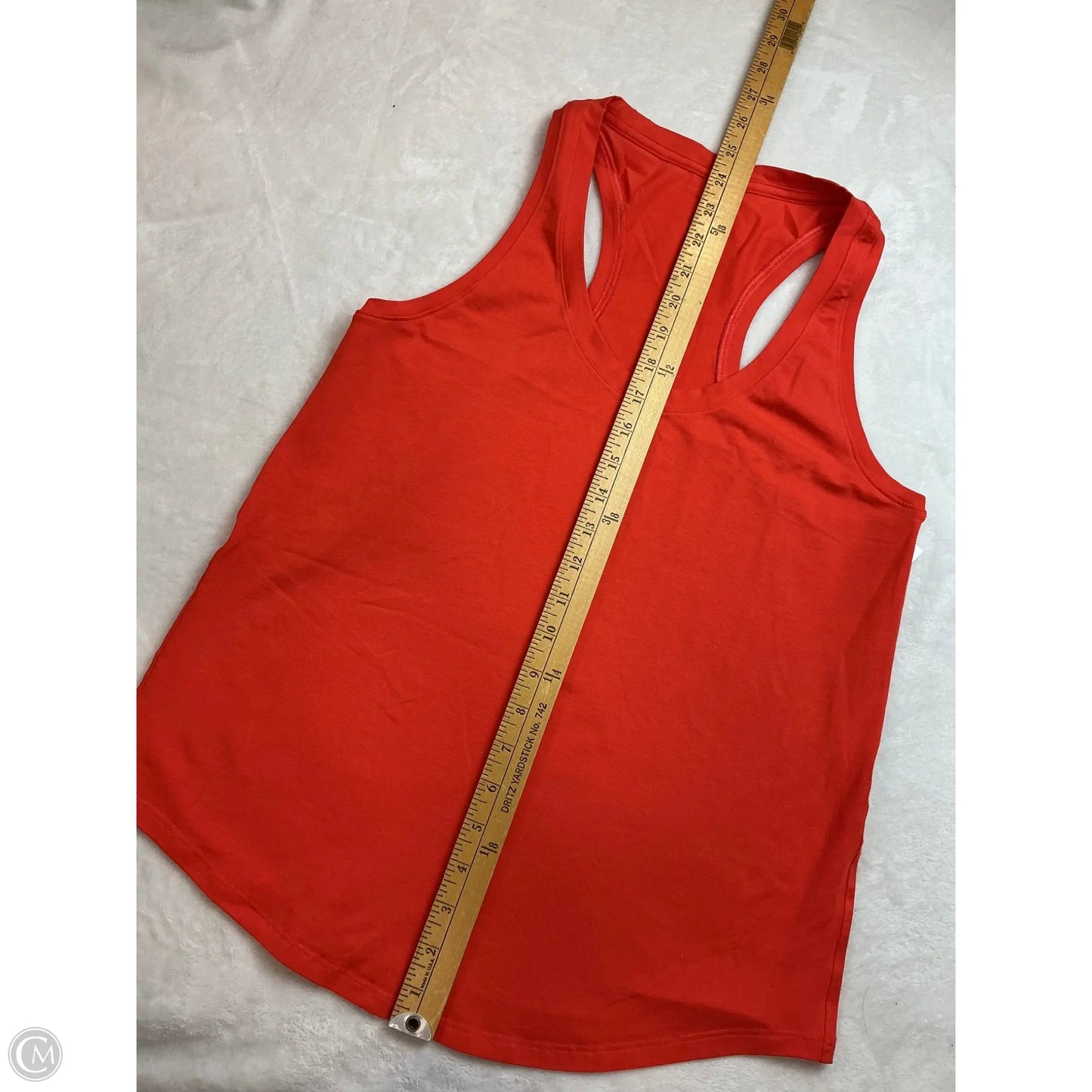 Athletic Tank Top By Lululemon In Orange, Size: 8