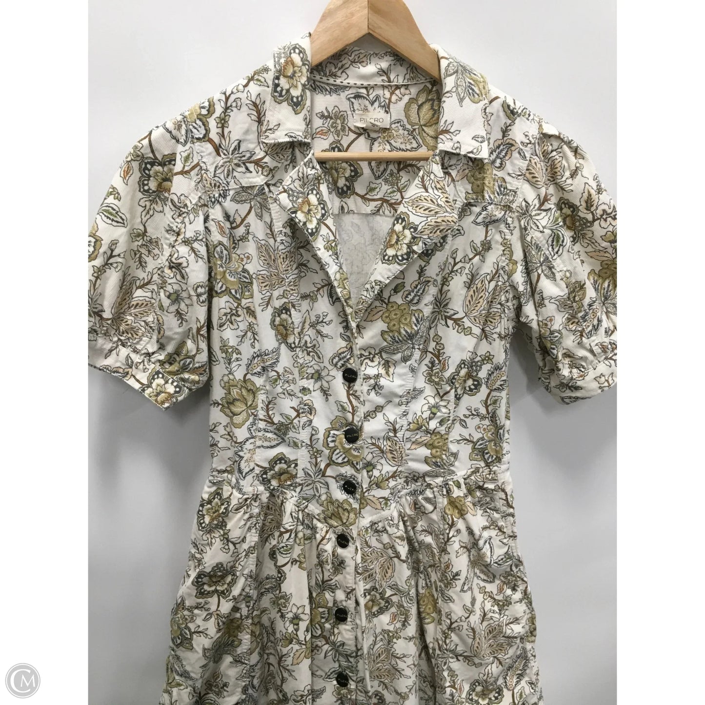 Dress Casual Midi By Pilcro In Floral Print, Size: 12