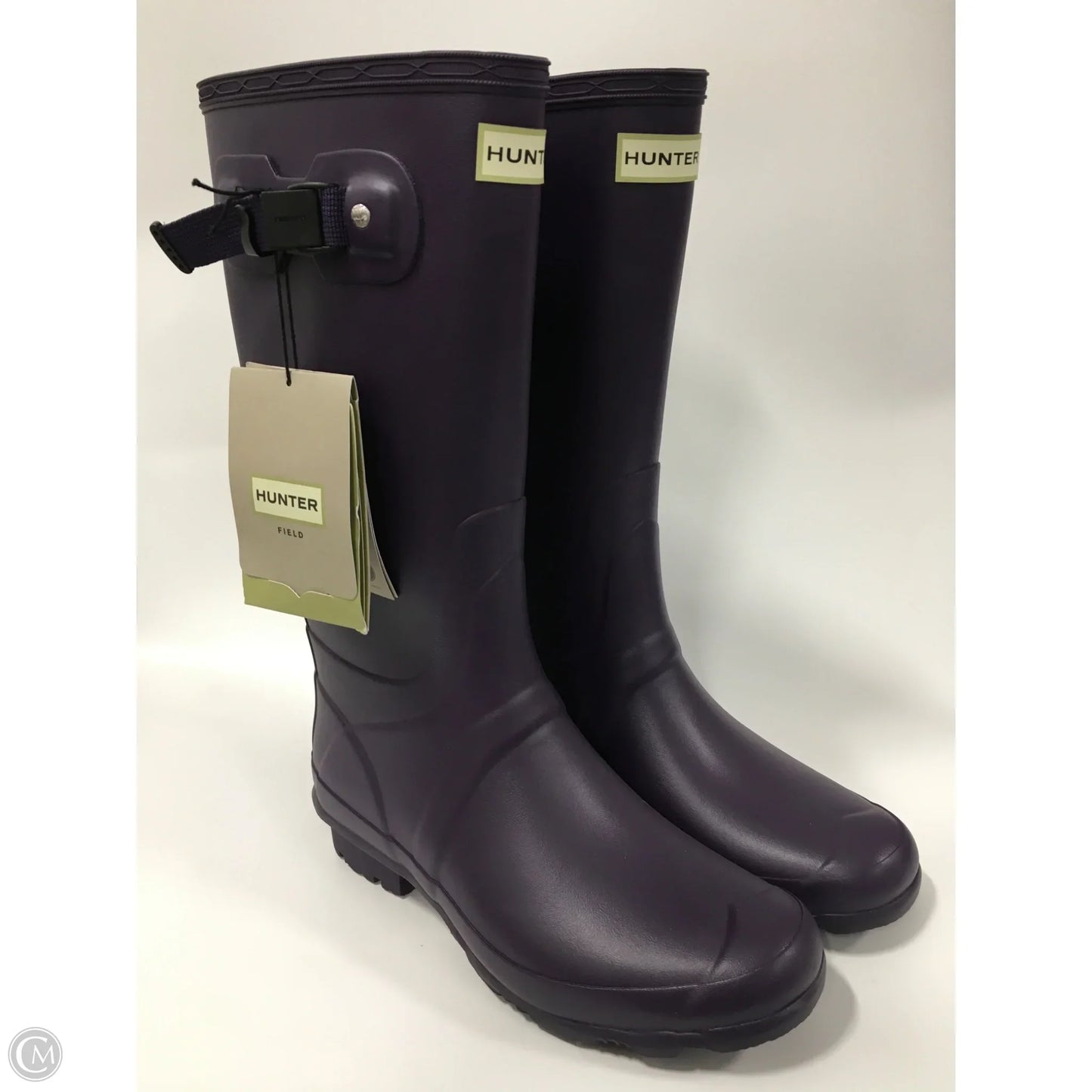 Boots Rain By Hunter In Purple, Size: 10