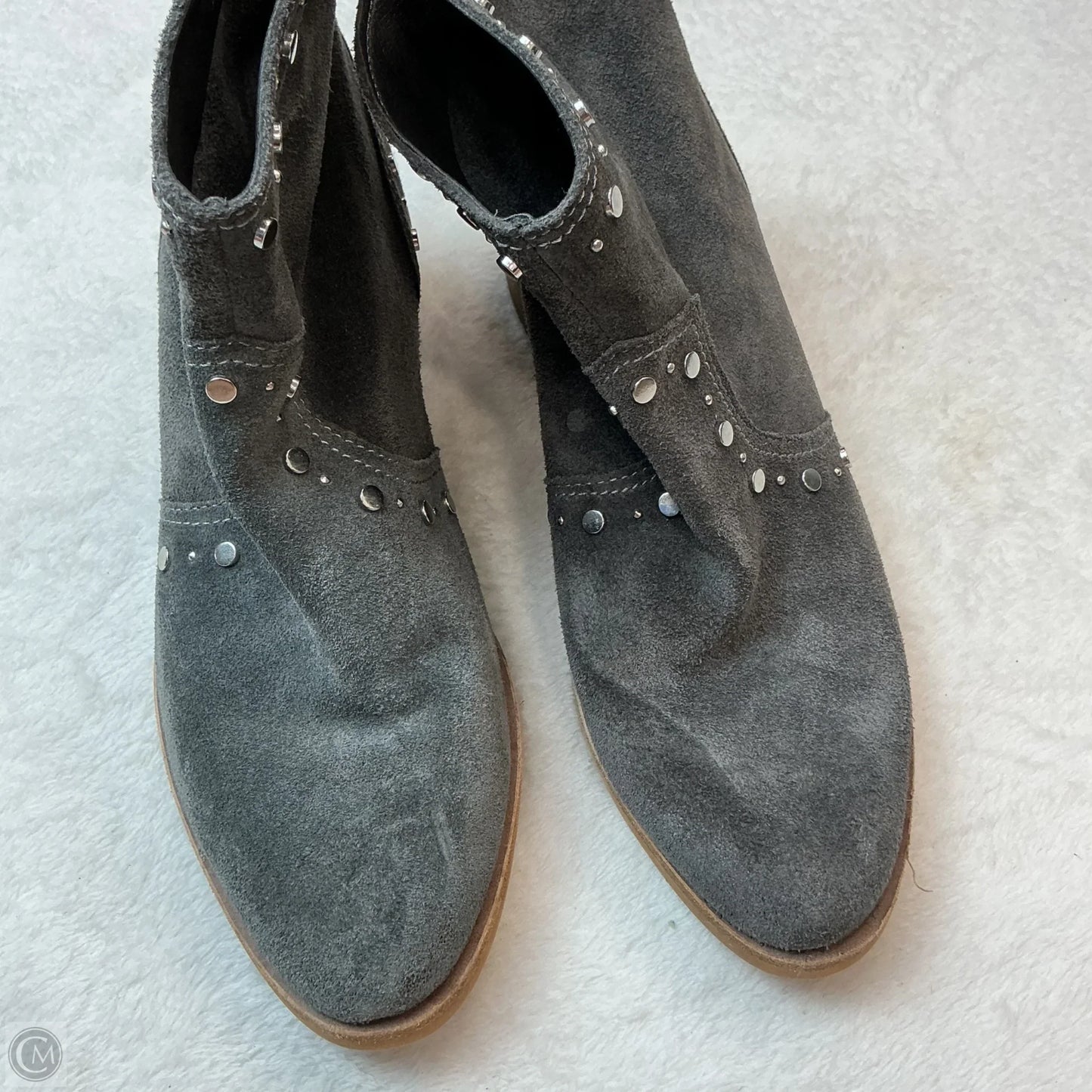 Boots Ankle Heels By Dolce Vita In Grey, Size: 6