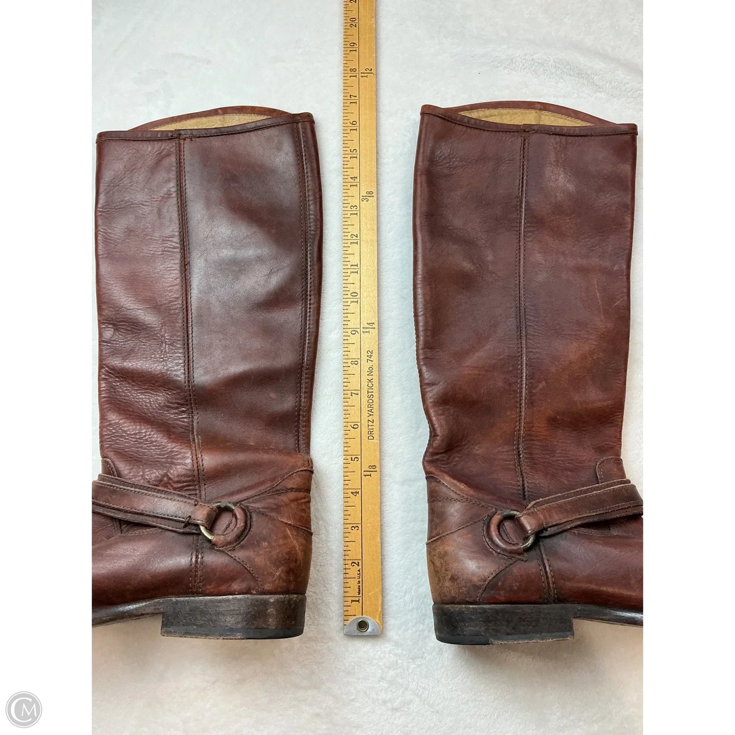 Boots Designer By Frye In Tan, Size: 8