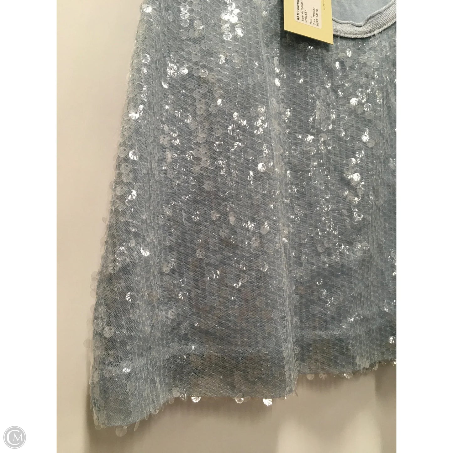 Top Sleeveless By Ramy Brook In Blue, Size: L